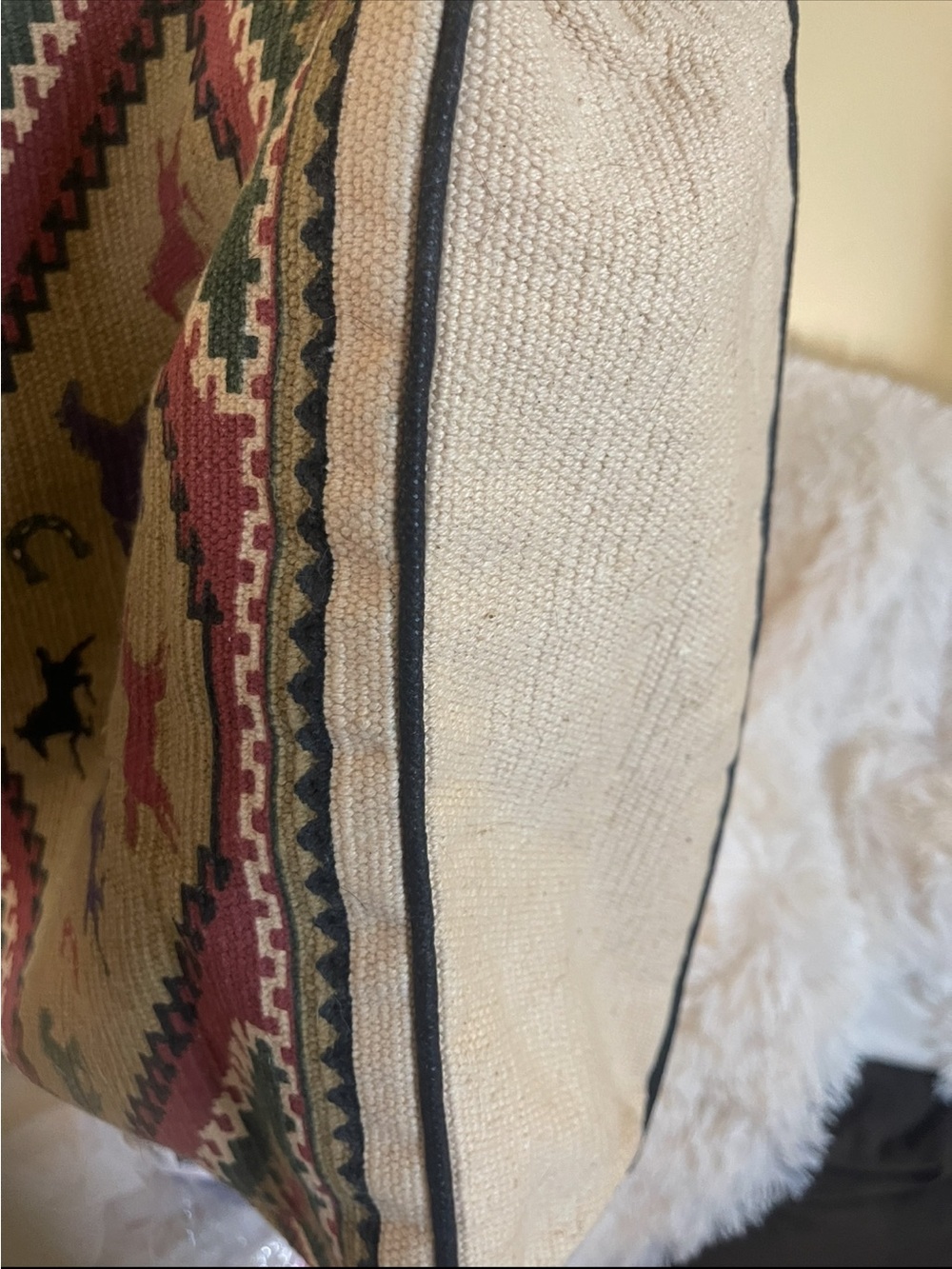 $89 El Paso saddle, blanket company bag western geometric Aztec & earrings - Picture 5 of 6